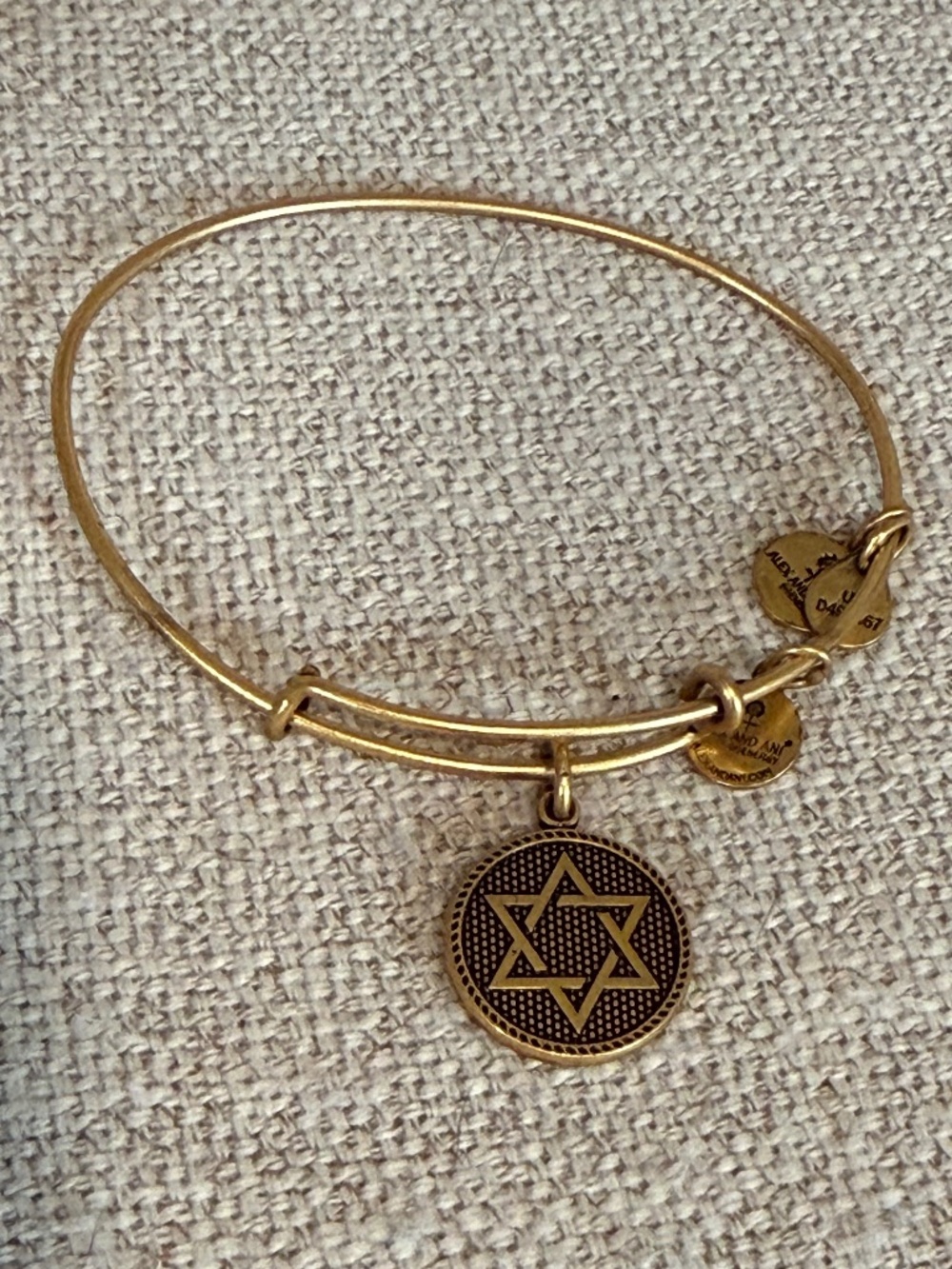 Alex and Ani Star of David bracelet